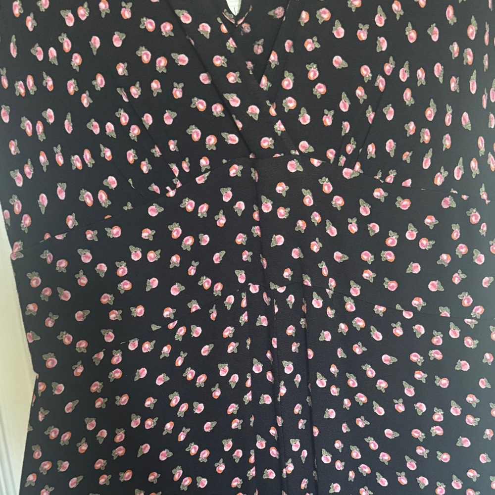 Free People Black and Pink Floral Maxi Dress - Picture 3 of 3